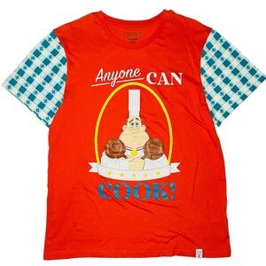 DISNEY Pixar Loungefly T Shirt Ratatouille Womens XL SLIM X Large Disneyland Tee